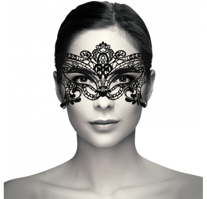 COQUETTE CHIC DESIRE LACE MASK BLACK