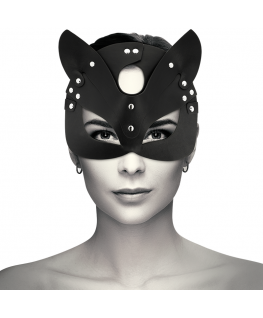 COQUETTE VEGAN LEATHER MASK WITH CAT EARS