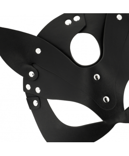 COQUETTE VEGAN LEATHER MASK WITH CAT EARS