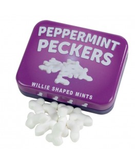 PEPERMINT PECKERS WILLIE SHAPED MINTS PEPERMINT PECKERS WILLIE SHAPED MINTS che trovi in offerta solo su SexyShopOnline a -35% di sconto