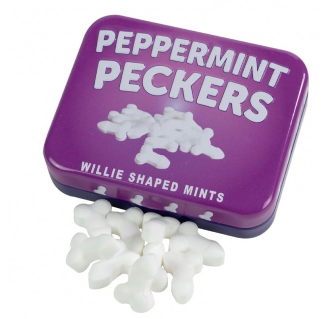 PEPERMINT PECKERS WILLIE SHAPED MINTS