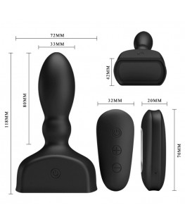 PRETTY LOVE MR PLAY INFLATABLE ANAL PLUG 12.1 CM