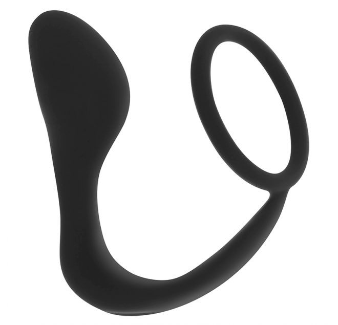 OHMAMA SILICONE BUTT PLUG AND RING 10.5 CM