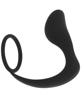 OHMAMA SILICONE BUTT PLUG AND RING 10.5 CM