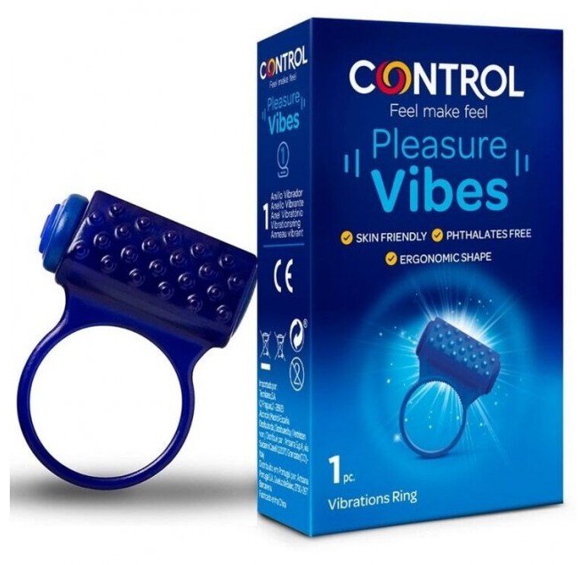 CONTROL PLEASURE VIBES VIBRATING RING