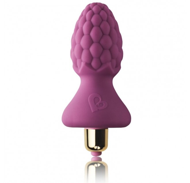 ROCKS-OFF ASSBERRIES RASPBERRY VIBRATING BUTT PLUG