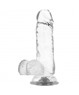 XRAY CLEAR COCK WITH BALLS  15.5CM X 3.5CM