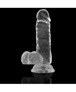 XRAY CLEAR COCK WITH BALLS  15.5CM X 3.5CM