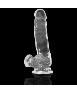 XRAY CLEAR COCK WITH BALLS  18.5CM X 3.8CM
