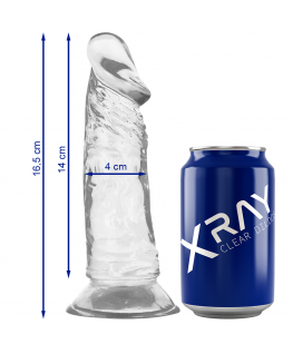 XRAY CLEAR COCK  16.5 CM X 4 CM
