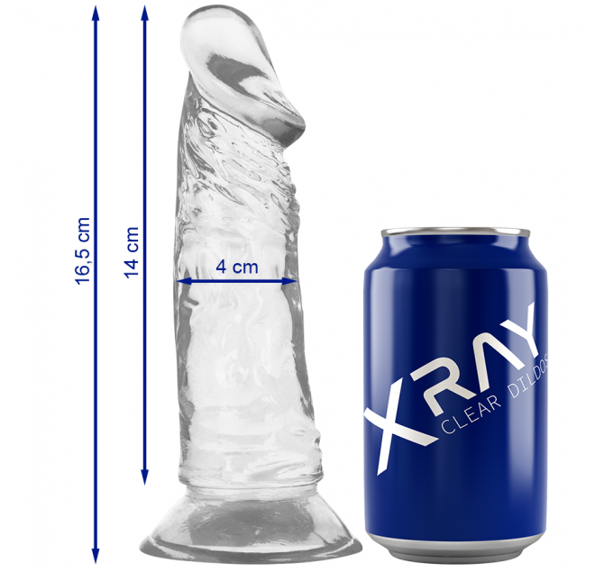 XRAY CLEAR COCK 16.5 CM X 4 CM XRAY CLEAR COCK 16.5 CM X 4 CM