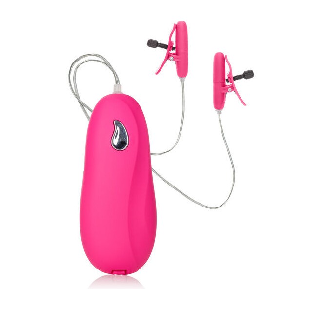 CALEX VIBR HEATED NIPPLE TEASERS PINK