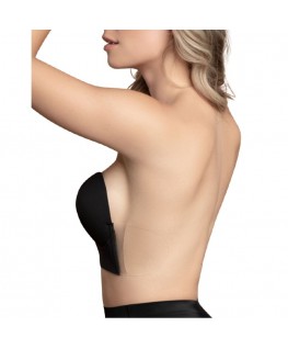 BYE BRA SEAMLESS U-STYLE BRA - BLACK  SIZE C