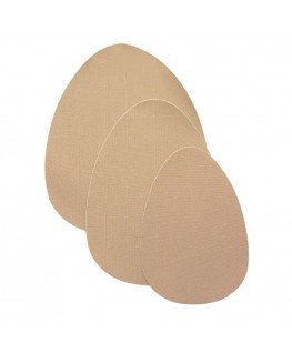 BYE BRA BREAST LIFT PADS + 3 PAIRS OF SATIN NIPPLE COVERS BEIGE