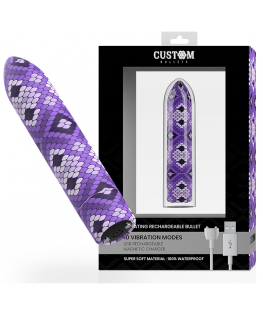CUSTOM BULLETS RECHARGEABLE TRIAL PURPLE MAGNETIC BULLET  10V CUSTOM BULLETS RECHARGEABLE TRIAL PURPLE MAGNETIC BULLET  10V che trovi in offerta solo su SexyShopOnline a -35% di sconto