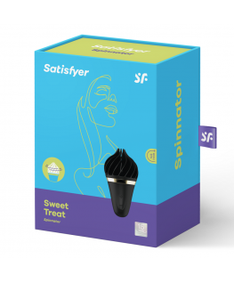 SATISFYER SWEET TREAT SPINNATOR - BLACK