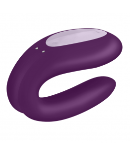 SATISFYER DOUBLE JOY CON APP PURPLE