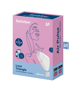 SATISFYER CONNECT - LOVE TRIANGLE WHITE / GOLD