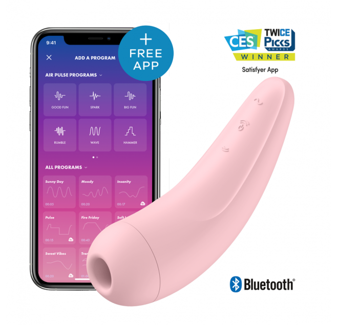 SATISFYER CURVY 2+  PINK