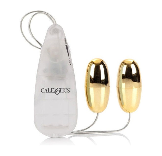 CALEX VIBRATING BULLETS GOLD DUO