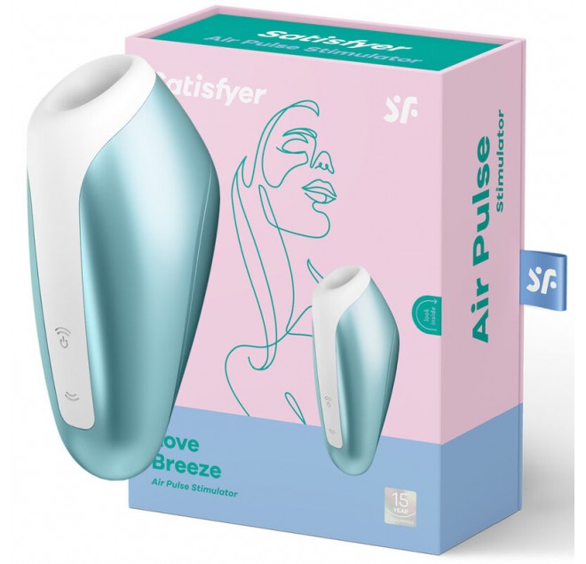 SATISFYER LOVE BREEZE SUCCIONADOR ICE BLUE