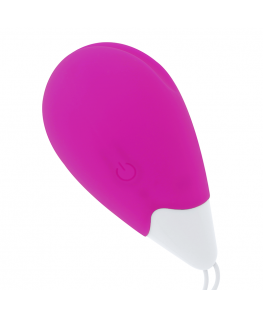 OH MAMA TEXTURED VIBRATING EGG 10 MODES - PURPLE AND WHITE