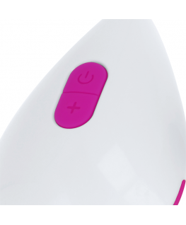 OH MAMA TEXTURED VIBRATING EGG 10 MODES - PURPLE AND WHITE
