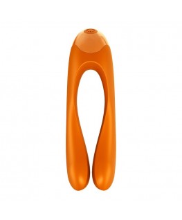 SATISFYER CANDY CANE FINGER VIBRATOR ORANGE