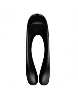 SATISFYER CANDY CANE FINGER VIBRATOR BLACK