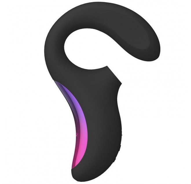 LELO  ENIGMA DUAL STIMULATION SONIC MASSAGER BLACK