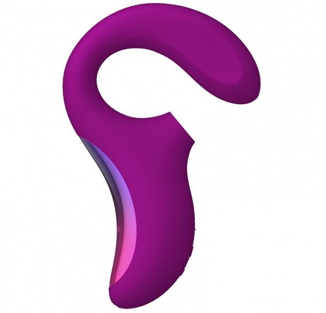 LELO  ENIGMA DUAL STIMULATION SONIC MASSAGER DEEP ROSE