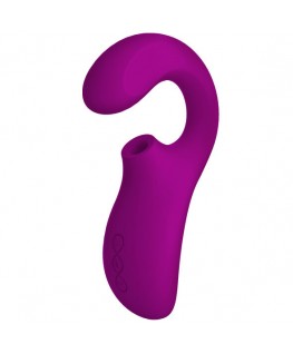 LELO  ENIGMA DUAL STIMULATION SONIC MASSAGER DEEP ROSE
