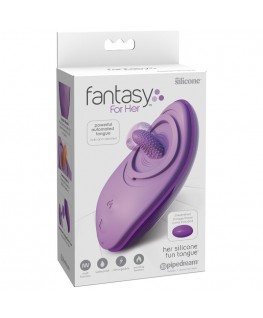 FANTASY FOR HER HER SILICONE FUN TONGUE - PURPLE