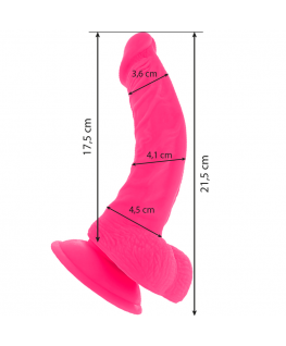 DIVERSIA DILDO VIBRANTE FLESSIBILE 21,5 CM - VIOLA