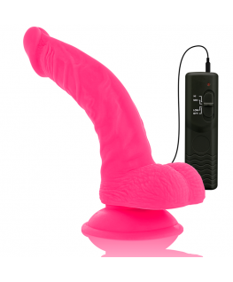 DIVERSIA DILDO VIBRANTE FLESSIBILE 21,5 CM - VIOLA