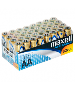 MAXELL BATTERY ALCALINA AA LR6 PACK*32 UDS MAXELL BATTERY ALCALINA AA LR6 PACK*32 UDS  che trovi in offerta solo su SexyShopOnline a -35% di sconto