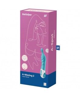 VIBRATORE SATISFYER A-MAZING 2 A-SPOT - TURCHESE