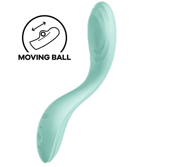 VIBRATORE G-SPOT SATISFYER RRROLLING PLEASURE - VERDE