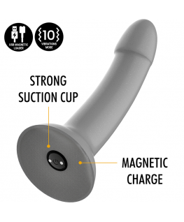 MYTHOLOGY RUNE MAJESTIC DILDO S - VIBRATORE WATCHME COMPATIBILE CON TECNOLOGIA WIRELESS