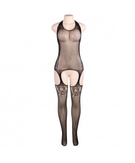 QUEEN LINGERIE LACE BODYSTOCKING SL