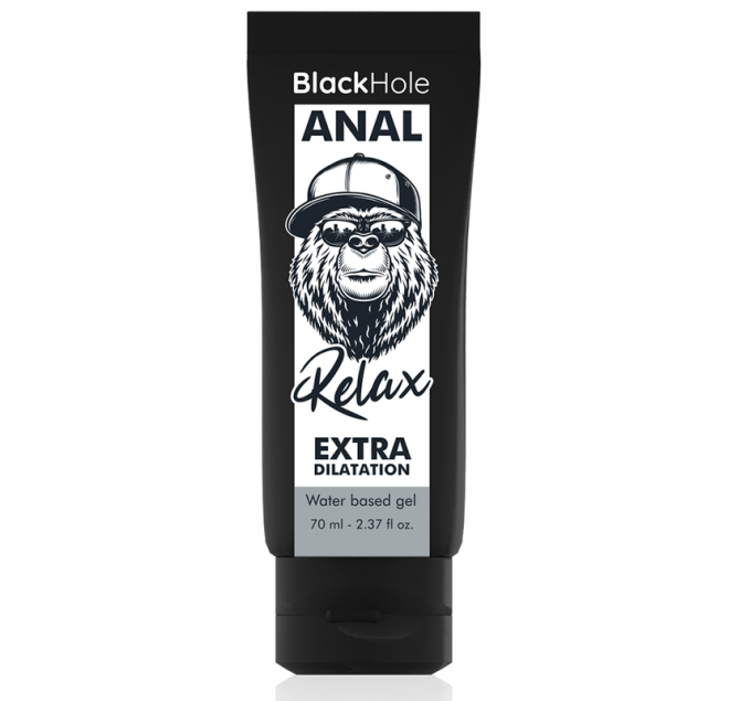 BLACK HOLE GEL BASE ACQUA DILATAZIONE ANALE 70 ML