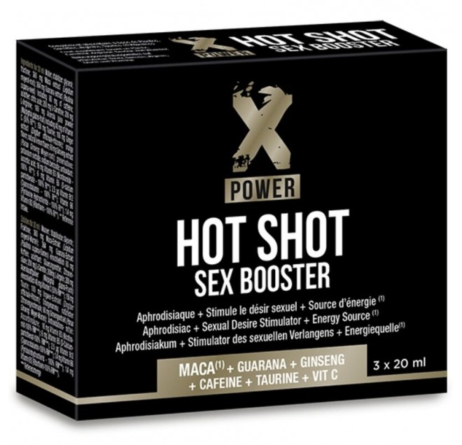 XPOWER HOT SHOT SEX BOOSTER 3 X 20 ML XPOWER HOT SHOT SEX BOOSTER 3 X 20 ML