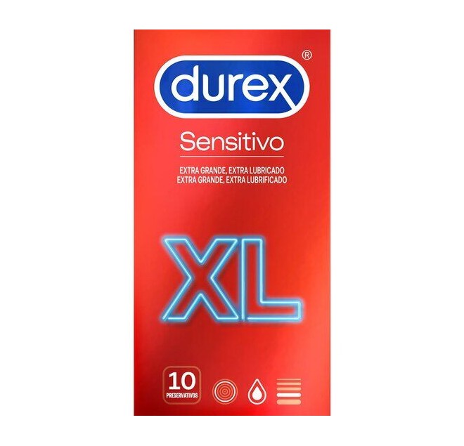 PRESERVATIVI DUREX SENSIBILI XL 10 UNITÀ
