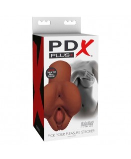 PDX PLUS + SCEGLI IL TUO STROKER DEL PIACERE - MARRONE