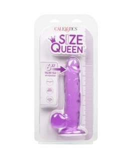 DILDO REGINA DIMENSIONI CALEX - VIOLA 15,3 CM