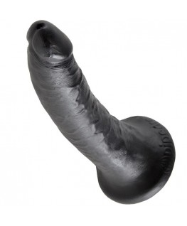 KING COCK 7" PENE NEGRO 17.8 CM