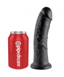 KING COCK 8" PENE NEGRO 20.3 CM