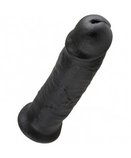 KING COCK 10" PENE NEGRO 25 CM