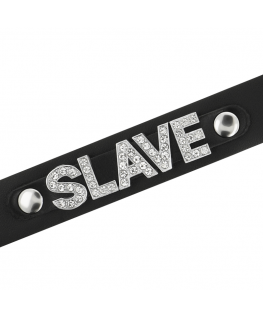 COQUETTE CHIC DESIRE CHOKER IN PELLE VEGAN - SLAVE