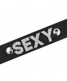 COQUETTE CHIC DESIRE CHOKER ARTIGIANALE IN PELLE VEGAN - SEXY